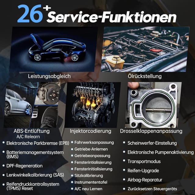 Thumbnail 4 de XTOOL A30M OBD2 Diagnosegerät 26 Funktionen