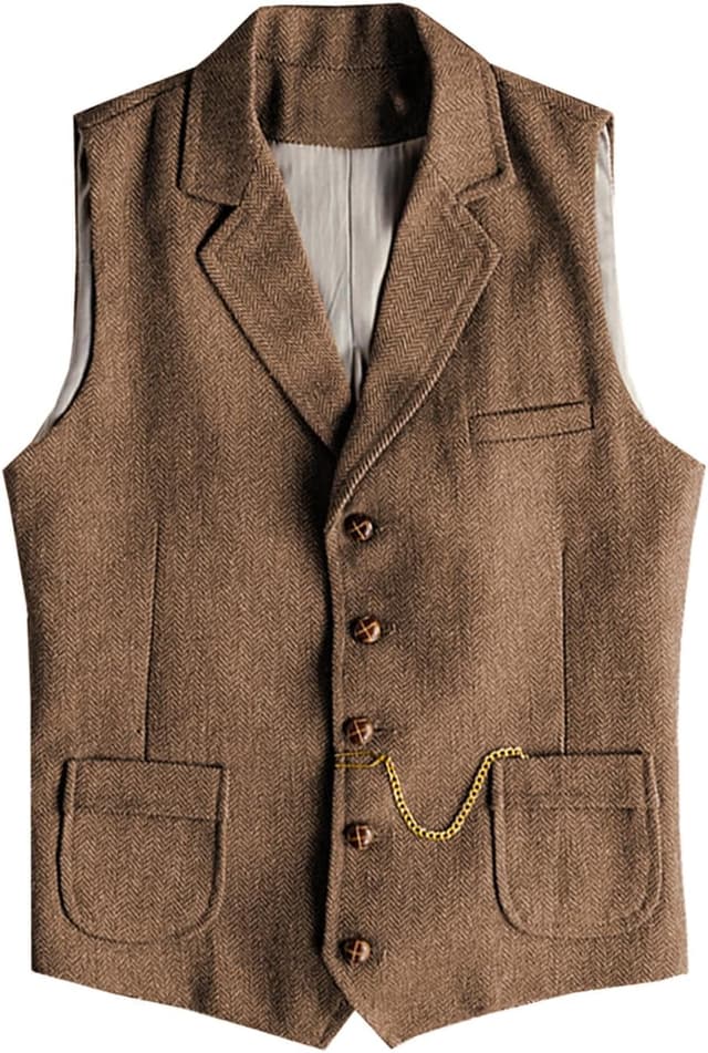 Thumbnail 6 de AeoTeokey Tweed Suit Vest