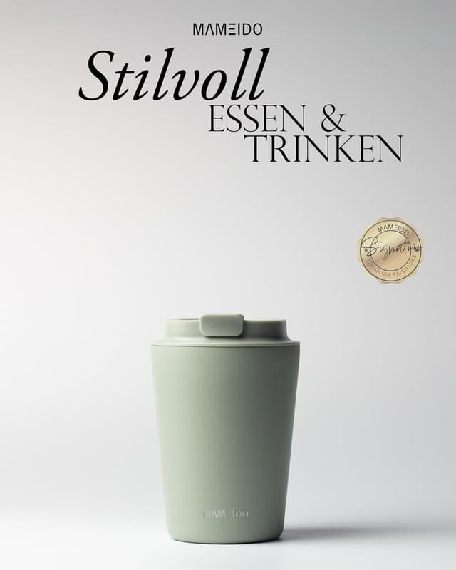 Thumbnail 1 de MAMEIDO Thermobecher 350 ml doppelwandig