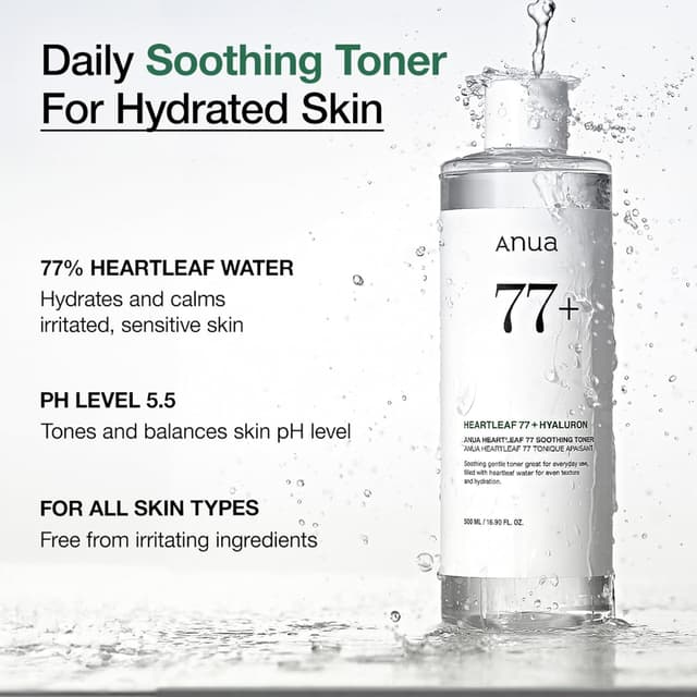 Thumbnail 2 de Anua Heartleaf 77 Soothing Toner pH 5.5 250ml