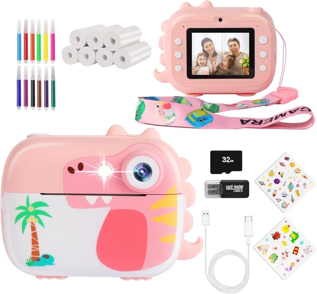 Imagen de ARNSSIEN M3 fotocamera istantanea 1080P per bambini en OfertitasTOP