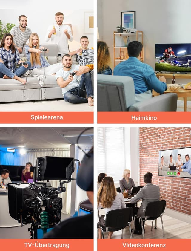 Thumbnail 6 de JSAUX 10K 8K HDMI Kabel 5M HDMI 2.1