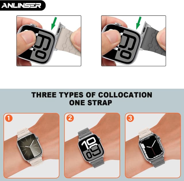 Detalle de Anlinser Apple Watch magnetic strap 38mm