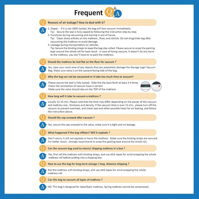 Thumbnail 4 de Queen Foam Mattress Vacuum Bag