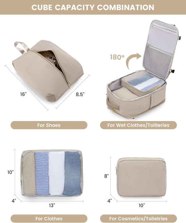 Thumbnail 4 de LOVEVOOK Large Travel Backpack 40L