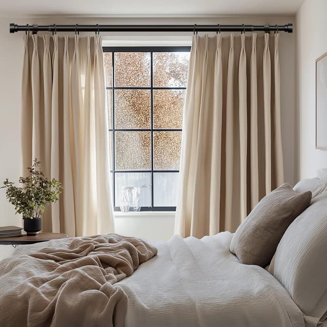 Thumbnail 1 de Gormena Adjustable Curtain Pole 80-148cm