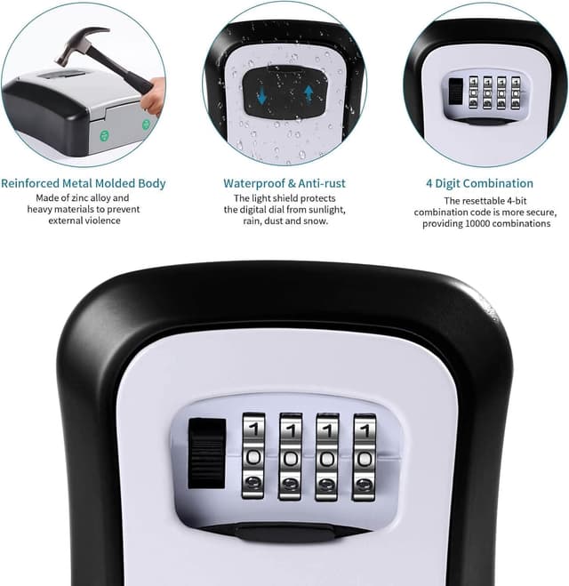 Thumbnail 1 de Mitoymia H001 Key Safe 4‑digit lock