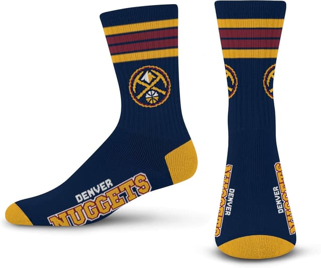 Detalle de FBF NCAA unisex-adult 4 Stripe Deuce Crew NCAA socks