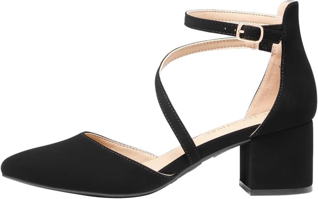 Detalle de DREAM PAIRS Low Chunky Heels 2 in 👠