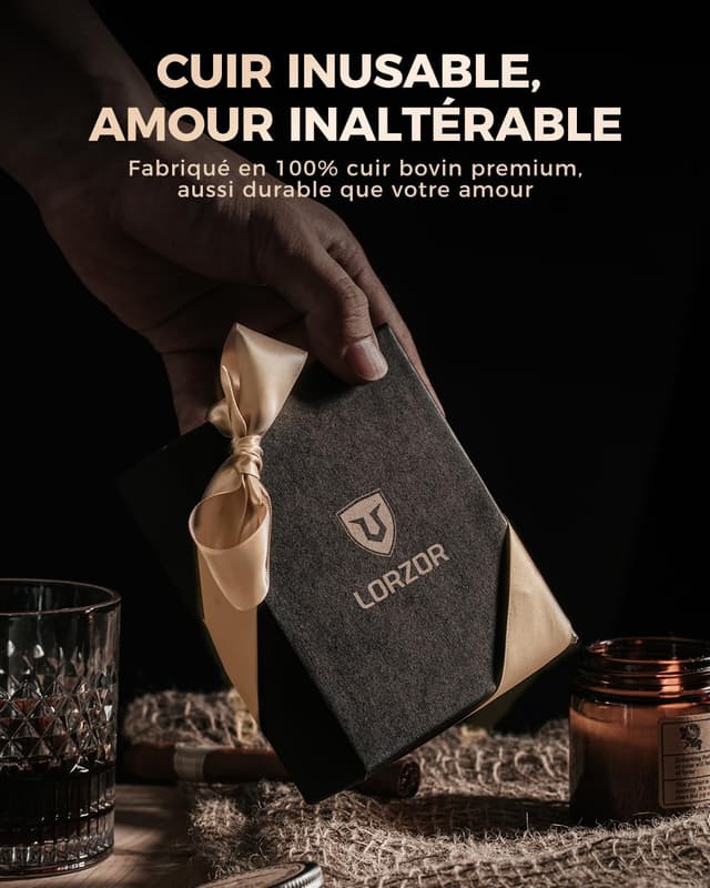 Thumbnail 6 de LORZOR Portefeuille Homme RFID slim 2 cm