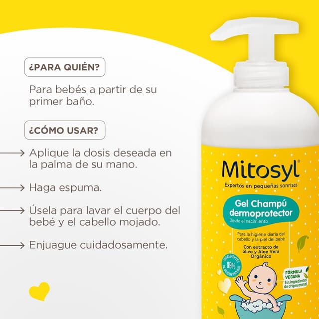 Thumbnail 2 de Mitosyl Gel Champú Dermoprotector 490 ml