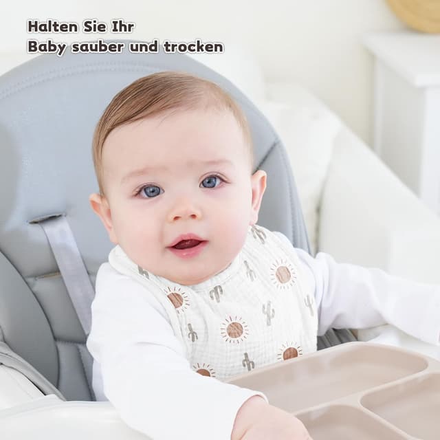 Detalle 2 de Susurration Lätzchen Musselin 6er Pack 🧣