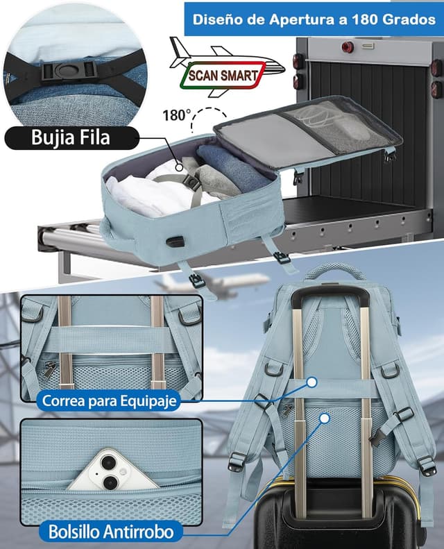 Thumbnail 2 de KLOSTAIN Mochila Cabina 40x20x25 para Ryanair