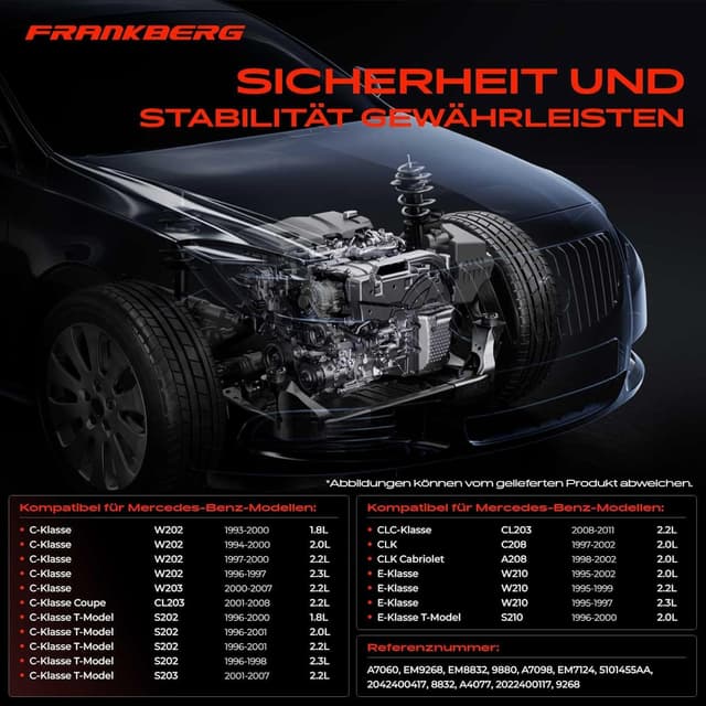 Thumbnail 2 de Frankberg Motorlager Set 3‑teilig für C‑Klasse