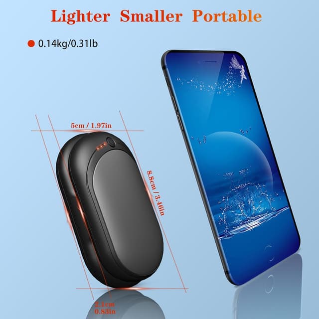 Thumbnail 4 de Calentador de Manos Recargable 2 Piezas 2 en 1 6000mAh