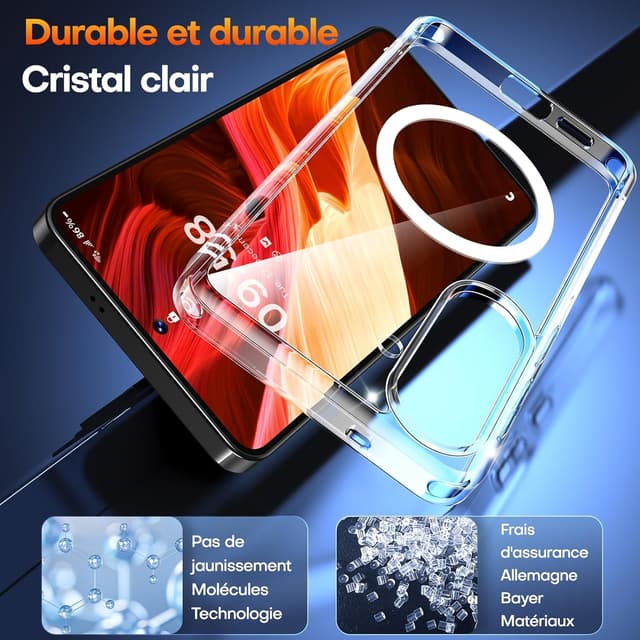 Thumbnail 3 de TAURI Coque Magnétique Galaxy S26 S26 avec MagSafe