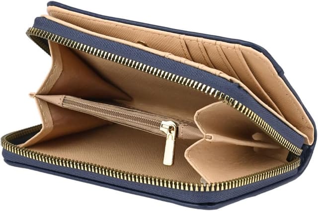 Detalle 2 de Laura Biagiotti portefeuille femme en simili-cuir PU avec boîte cadeau (modèles à 1 ou 2 zips)