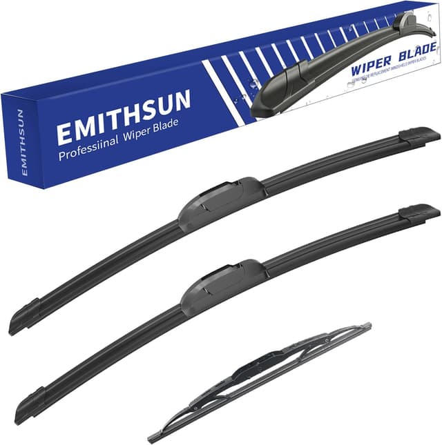 Detalle de EMITHSUN Windshield Wiper Blades Replacement Set for Lexus RX300 (1999–2003) — Front/Rear Blade Set (24" + 21" + 16")
