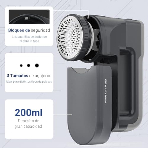 Thumbnail 4 de BEAUTURAL Rasoir Électrique à Peluches USB C