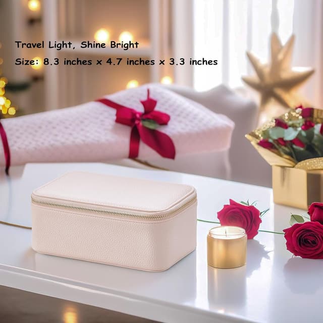 Thumbnail 1 de Vlando Travel Jewelry Box Organizer 12-pocket jewelry case 💍