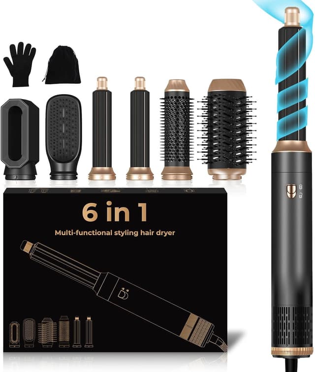 Detalle de UKLISS Air Styler 6 in 1 Set für 1000 W