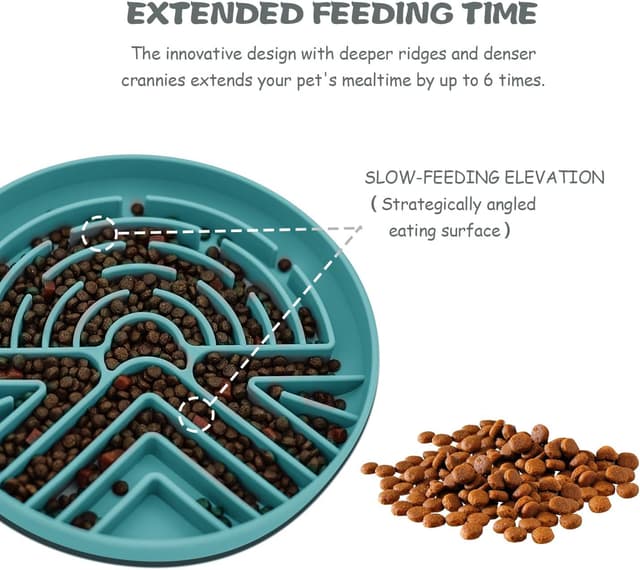 Detalle de Lesipee Slow Feeder Bowl for Dogs