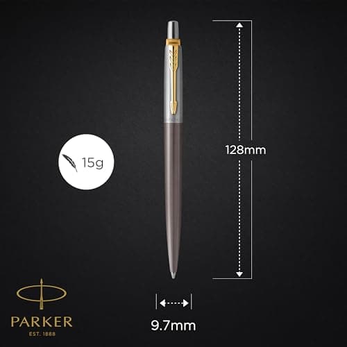 Detalle de Parker Jotter bolígrafo lacado gris