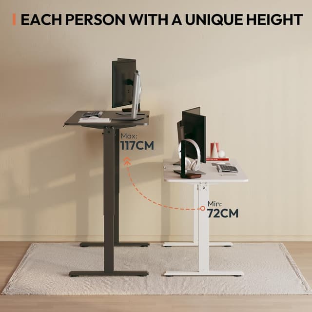 Thumbnail 2 de SANODESK Bureau Gaming Réglable 140x60 cm