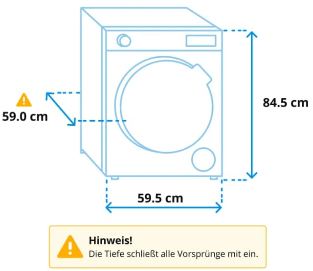 Thumbnail 11 de Wisberg WBWM1A3W8DE Waschmaschine 8 kg