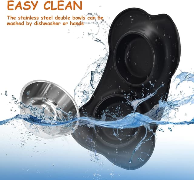 Thumbnail 6 de Dog Bowls Puppy Bowl with Mat Tray