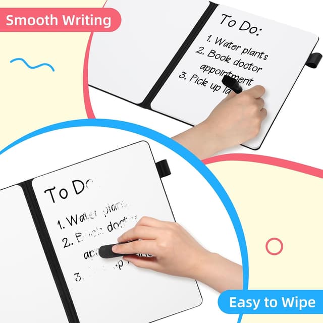 Detalle de AGM A5 mini whiteboard with markers