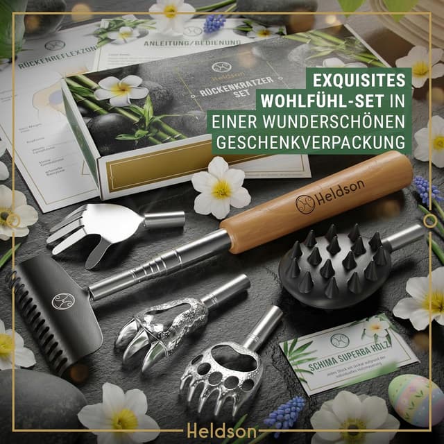 Thumbnail 1 de HELDSON Rückenkratzer Holz 73 cm