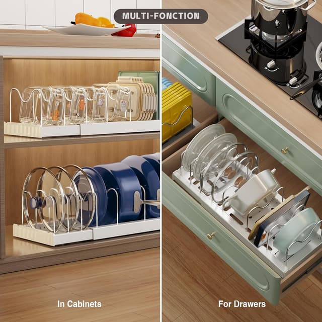 Thumbnail 3 de Magheo 2 Pack Expandable Lid Organizer 22