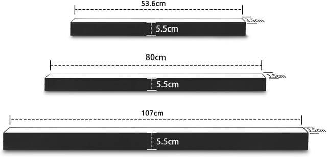 Detalle de Glitzerlife LED-Deckenlampe für Wohnzimmer, 107 cm, 32 W, dimmbar mit Fernbedienung (schwarz)