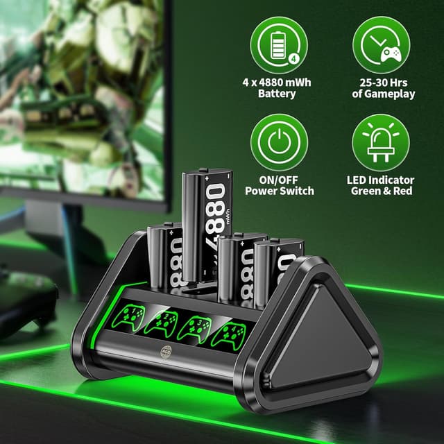 Thumbnail 5 de OIVO 4880mWh Xbox controller battery pack with charger