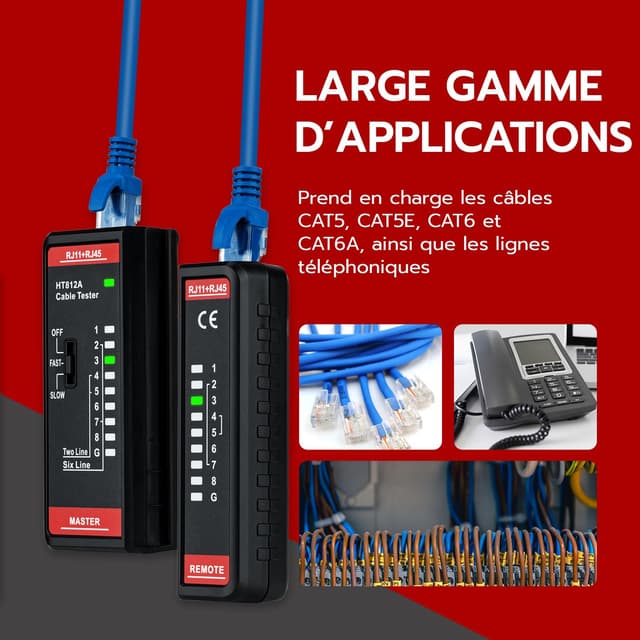 Thumbnail 5 de Mcbazel Testeur câble réseau 60V 🛠