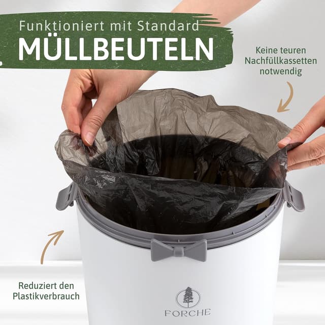 Thumbnail 2 de Forche Windeleimer Baby Mülleimer Geruchsdicht