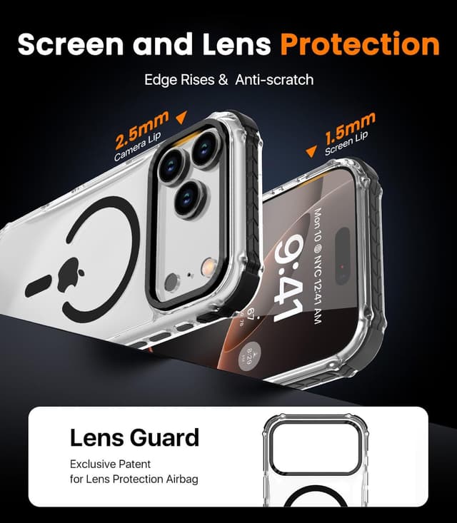 Thumbnail 5 de DEERLAMN Strong Magnetic Case 6.9-Inch