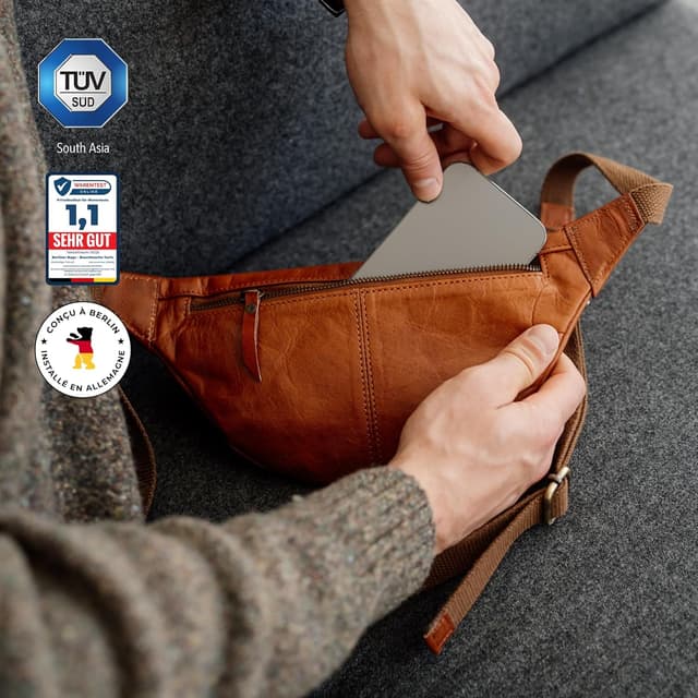 Detalle de Berliner Bags Turin sac banane 30,5 cm