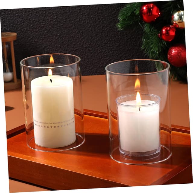 Thumbnail 2 de ULTECHNOVO Transparenter Glaskerzenhalter 3,94×2,76 in