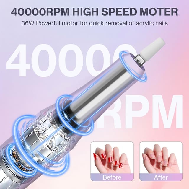 Thumbnail 1 de Urbuti Torno para Uñas 40000 RPM