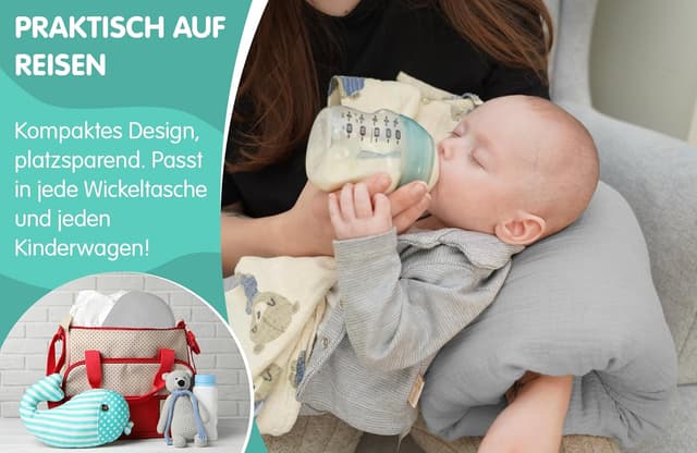 Detalle 2 de Totsy Baby Cojín Muselina Lactancia 20 cm