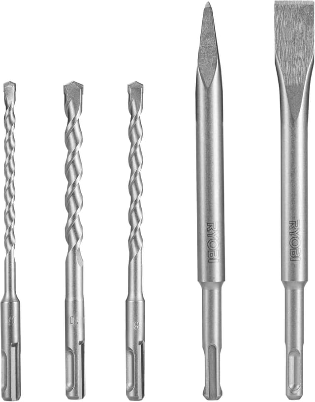 Detalle de Kit perçage burinage SDS+ 5 pièces 6, 8, 10 mm