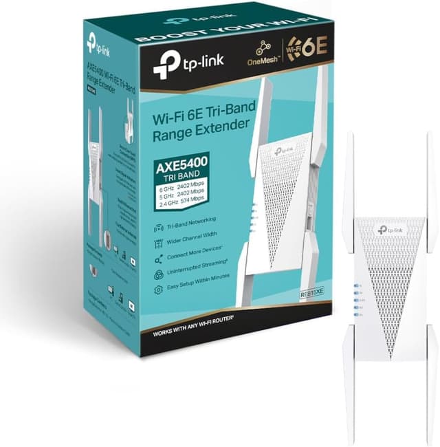 Imagen de TP-Link RE815XE AXE5400 Tri-Band WiFi Extender en OfertitasTOP
