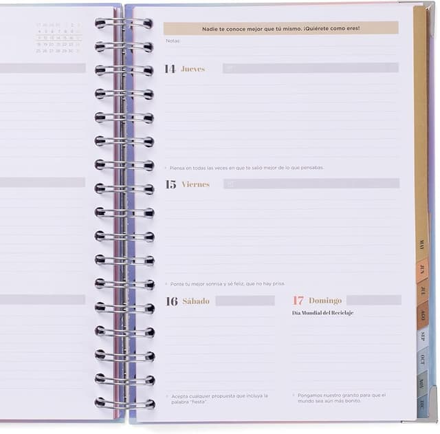Detalle 2 de Mr.Wonderful Agenda Office semanal 18 meses