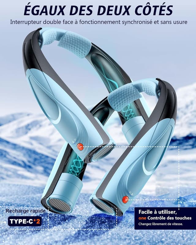 Thumbnail 6 de Tomatofrydan ventilateur de nuque 6000 mAh