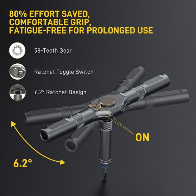 Detalle de MrToNo 74 in 1 magnetic screwdriver set