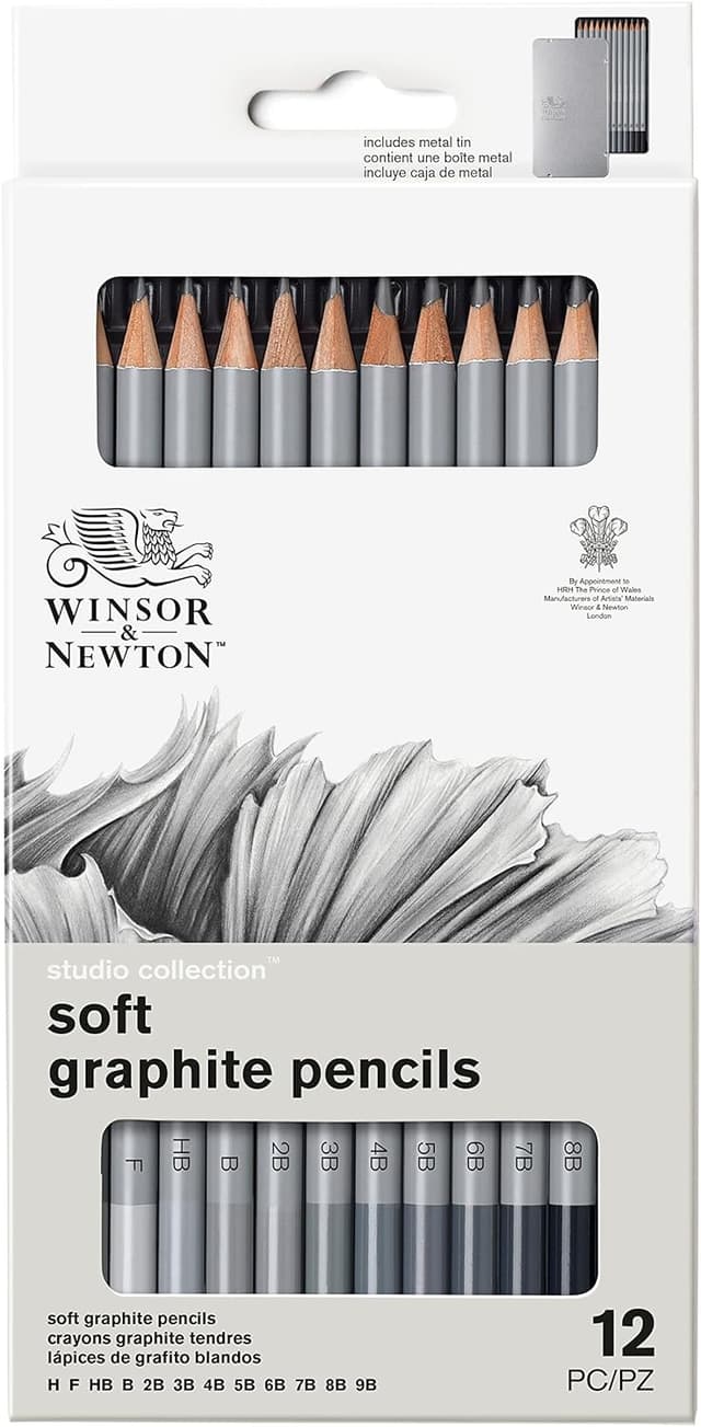 Thumbnail 9 de Winsor & Newton Studio Collection - 12 Lápices de Grafito Suaves ✏
