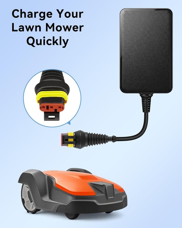 Thumbnail 6 de Binamao Adaptateur secteur 28V 1,3A pour chargeur de tondeuse robot Husqvarna Automower & Gardena (compatible 5931636-01)