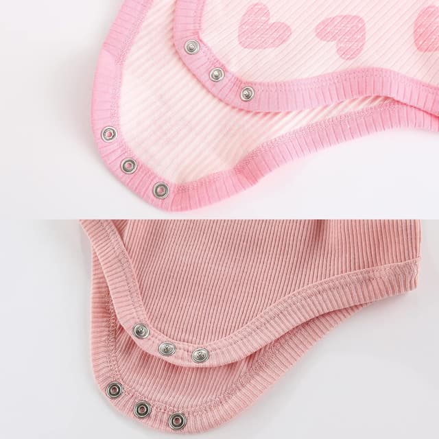 Thumbnail 2 de MAMIMAKA Baby Bodysuit 5er Pack Baumwolle Kurzarm